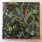 CASPARI Bird Black Sumatra Stone Dinner/Lunch Paper Napkins, 20 ct