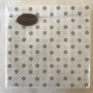 Kate Spade Larabee Road Platinum China Inspired Lunch Cocktail Paper Napkins, 20 ct