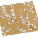Entertaining with Caspari Berry Branches Paper Lunch Napkin Package, Gold / White 20 ct