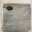 Lenox Mikasa Noitake Vera Wang Hermes China inspired Silver Lunch/Cocktail Paper Napkins, 20 ct