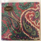 CASPARI Red Paisley Lunch/Cocktail Paper Napkins, 20 ct