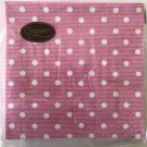 Royal Albert Cheeky Pink Vintage China Inspired Dots Lunch Paper Napkins, 20 ct