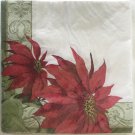 Spode Christmas Tree Poinsettia China Inspired Dinner Napkins 16 ct.