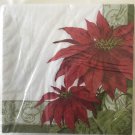 Spode Christmas Tree Poinsettia China Inspired Decorative Floral Lunch Napkins 16 ct.