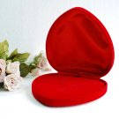 Velvet Jewelry Store Style XL Necklace Pearl Red Heart Gift Box