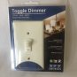 Toggle Dimmer Switch IVORY 600 Watts Incandescent / Halogen MAN CAVE