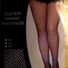 Lace Diamond Fishnet Not Thigh High Stockings Plus 1X Black 175-225 lb