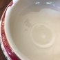 Homer Laughlin China Eggshell Nautilus Red Maroon & Gold N165 Sugar bowl & lid Cardinal