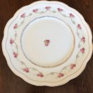Vintage Edwin M. Knowles China Co Semi Vitreous Platter Pink Roses