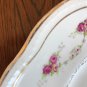 Vintage Edwin M. Knowles China Co Semi Vitreous Platter Pink Roses