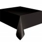 Amscan bb100177 Black Plastic Tablecover, 54-88