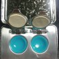 RARE VINTAGE 1967 Rainbow OPT LAB Stainless Steel Contact lens case