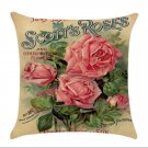 ROSE Seed Packet MOTHER'S DAY GIFT for Her Mom Home Decorative Pillow cover case