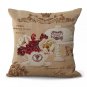 French Cafe Pillow Covers Designs 17 x 17 throw pillow