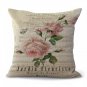 French Roses MOTHER'S DAY GIFT for Her Mom Home Decorative Pillow cover case
