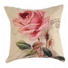 Old Country Roses Home Decorative Square 17x17 Pillowcase Throw Pillow Cover Case Botanical
