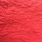 Lightweight & Oversized Comfy Bedding Bedspread Quilted Coverlet RED, KING