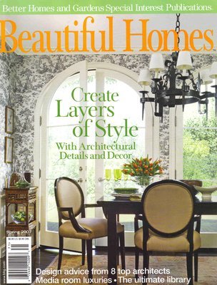 Beautiful homes Spring 2007 magazine back issue