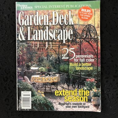 Better homes & Gardens Garden Deck & Landscape 2002 magazine back issue