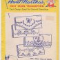 Pillow Slips Aunt Martha's Hot Iron embroidery Transfer pattern tea towels