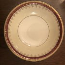 Homer Laughlin Eggshell Nautilus Maroon Gold N1642 Fruit/Dessert (Sauce) Bowl Cardinal