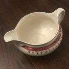 Homer Laughlin China Eggshell Nautilus Red Maroon & Gold N165 Creamer Cardinal
