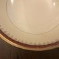 Homer Laughlin Eggshell Nautilus Maroon Gold Round 8 1/2" Vegetable Bowl Cardinal