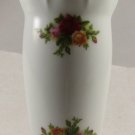 ROYAL ALBERT "OLD COUNTRY ROSES" BUD FLOWER VASE, 4 3/8" tall