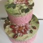 2 Decorative Hat Boxes Botanical Box Michaels Hobby Lobby Walmart Container Store Vintage