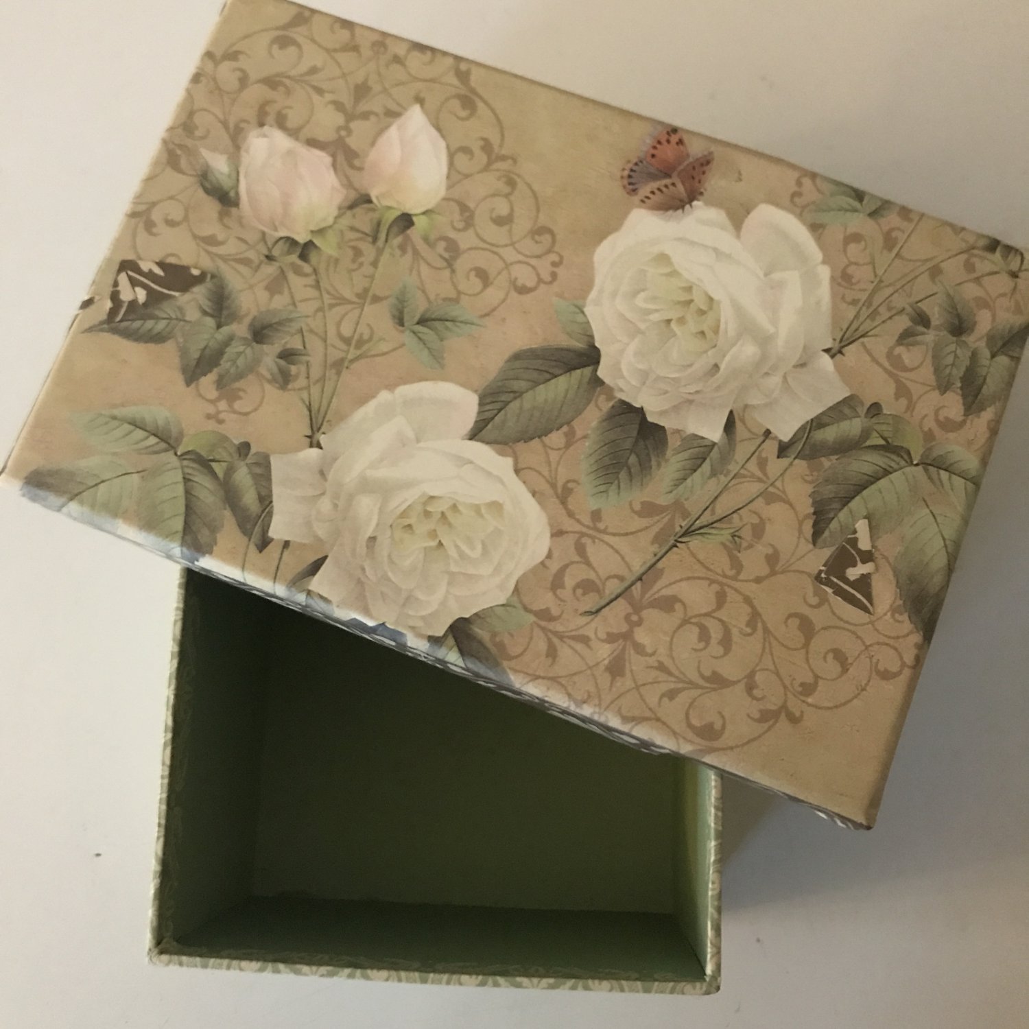 2 Decorative Hat Boxes Roses Box Michaels Hobby Lobby Walmart Container