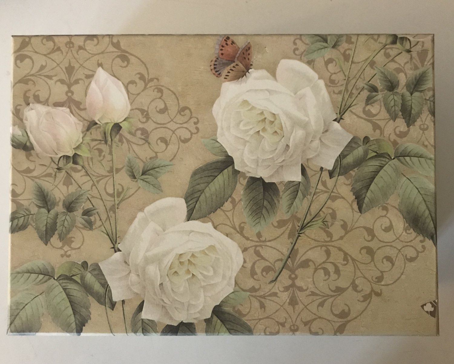 2 Decorative Hat Boxes Roses Box Michaels Hobby Lobby Walmart Container