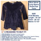 Toddler Girl's Bow French Terry Dress 4T