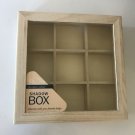 Docrafts Papermania Bare Basics Shadow Box 8 1/4" square X 2"