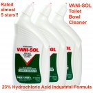 Vani-Sol Toilet Bowl Cleaner High Acid Stain Remover VaniSol 3 pack Vani Sol 23% Acid Formula