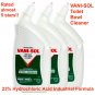 Vani-Sol Toilet Bowl Cleaner High Acid Stain Remover VaniSol 3 pack Vani Sol 23% Acid Formula