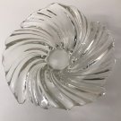 Mikasa Art Glass Bowl Centerpiece Belle Epoque Large Crystal Swirl Bowl