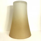 Brown and White Marble Glass Shade for Light Fixture, Chandelier