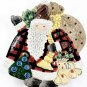 Fitz and Floyd Candy Dish Santa with Toys Rare Discontinued