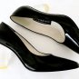 STUART WEITZMAN Women's Black Patent Leather Block Heels Pumps 6.5 Mary Jane