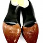 STUART WEITZMAN Women's Black Patent Leather Block Heels Pumps 6.5 Mary Jane