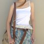 BETSY EMBROIDERED DENIM CULOTTES SHORTS