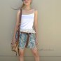 BETSY EMBROIDERED DENIM CULOTTES SHORTS
