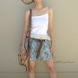 BETSY EMBROIDERED DENIM CULOTTES SHORTS
