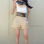 RENEE BELTED HIGH-WAIST SHORTS