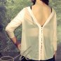 TALA SHEER BLUSH BOLERO TOP