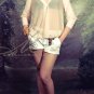 TALA SHEER BLUSH BOLERO TOP