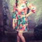 LOLA FLORAL BACKLESS DRESS