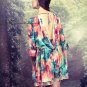 LOLA FLORAL BACKLESS DRESS