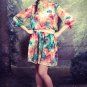 LOLA FLORAL BACKLESS DRESS