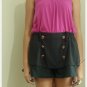 SASHAY BLACK CULOTTES SHORTS